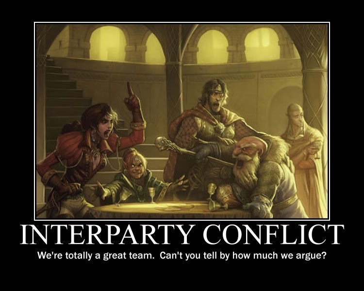 DMing RPG Party Conflict: 5 Tips For When Your Players Get Along But ...